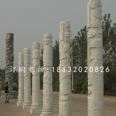 廣場石柱子，漢白玉柱子