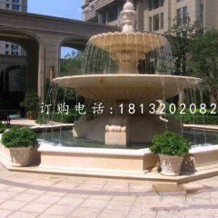 小區(qū)噴泉石雕，景觀石雕