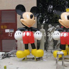 玻璃鋼米奇雕塑，游樂場(chǎng)雕塑