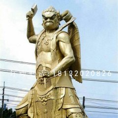 雷神銅雕，廣場(chǎng)神仙銅雕