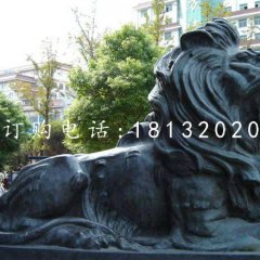 獅子銅雕，鑄銅獅子雕塑