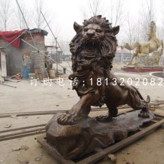 西洋獅銅雕，銅雕獅子