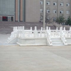 升旗臺(tái)石雕，漢白玉升旗臺(tái)