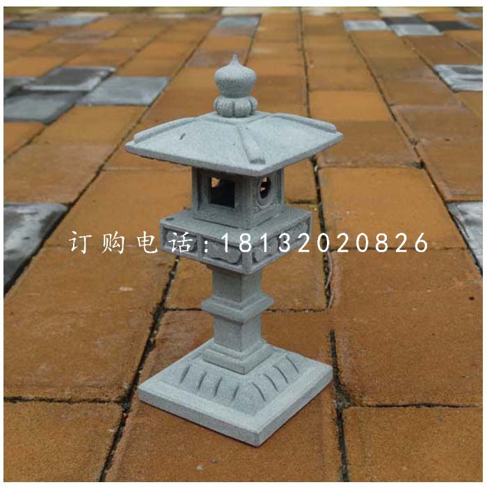 石雕宮燈，公園石雕燈