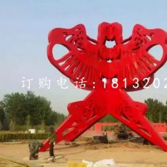 不銹鋼公園雕塑，不銹鋼風(fēng)箏雕塑