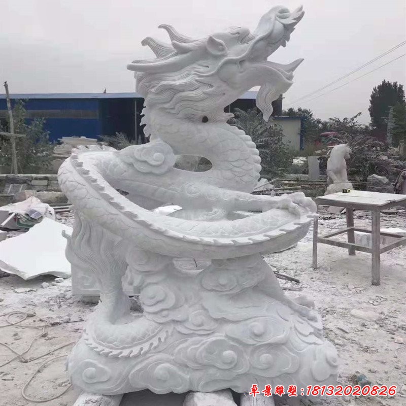 漢白玉石雕龍，神龍石雕[1][1]
