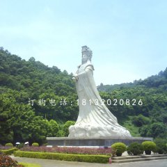 媽祖石雕，漢白玉神仙石雕