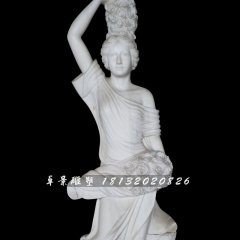 美女石雕，人物石雕塑