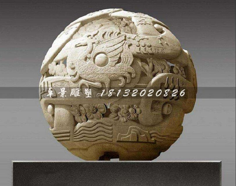 石球雕塑，城市雕塑