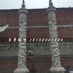 華表，龍柱，廣場石雕柱子
