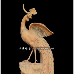鳳凰石雕，公園神獸石雕
