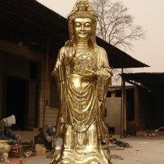 觀(guān)音菩薩銅雕，鑄銅觀(guān)音菩薩雕塑