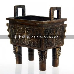 銅鼎，四腳銅鼎，廣場(chǎng)銅鼎