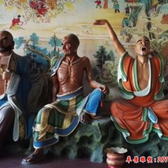玻璃鋼十八羅漢，玻璃鋼佛像雕塑