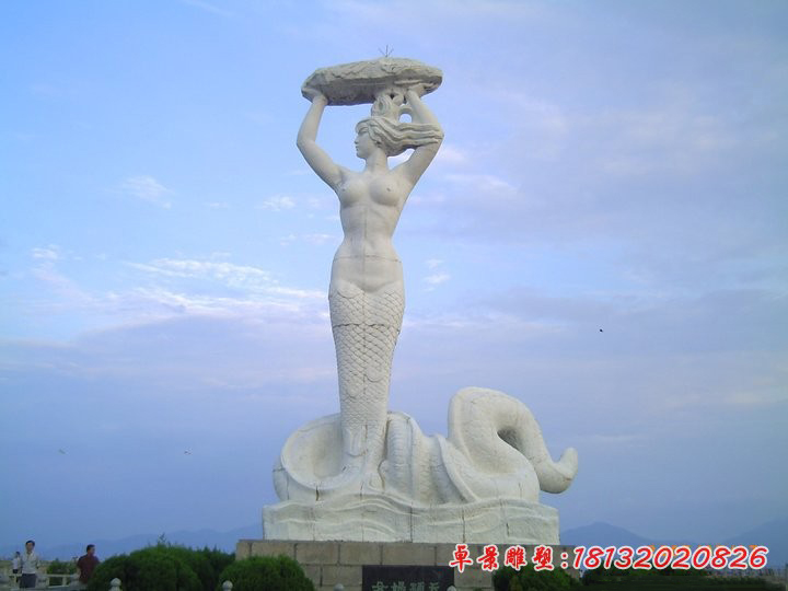 女媧補(bǔ)天石雕,公園神仙石雕