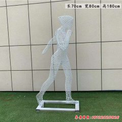 城市不銹鋼競(jìng)走人物