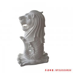 動(dòng)物石雕噴水魚尾獅